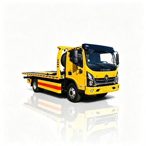 Foton 4X2 4T 130HP <b>Flatbed</b> Wrecker Tow <b>Truck</b> for Road Recovery - Product Image 1