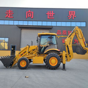 Mesin pemindah bumi merek Shanzhong, <span class=keywords><strong>8ton</strong></span> 4WD SZ40-28 Backhoe <span class=keywords><strong>Loader</strong></span>, harga murah diskon besar di Kazakhstan - Product Image 1