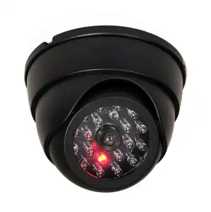 IHUAlite Outdoor Indoor High Simulation CCTV 1 Red LED lampeggiante Mini Security Small Dummy Fake Camera