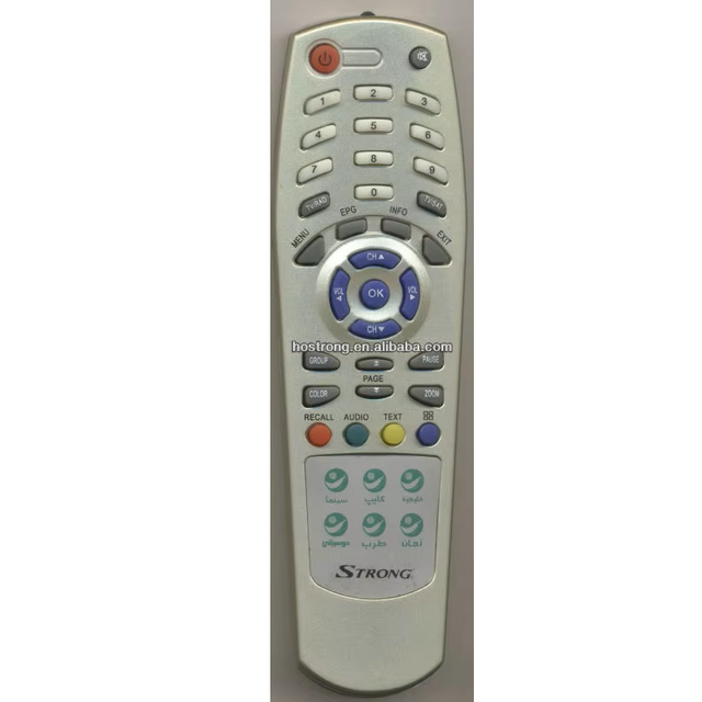 FAST DELIVERY Hostrong Generic Satellite Receiver Remote Control with Rolling Code Plastic Material for STRONG 4620