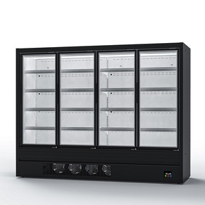 Ventola di raffreddamento Spina in Anti-fog porta di vetro dispositivo di raffreddamento e freezer per supermake bevande display/alimenti surgelati/ghiaccio <span class=keywords><strong>crema</strong></span> - Product Image 3