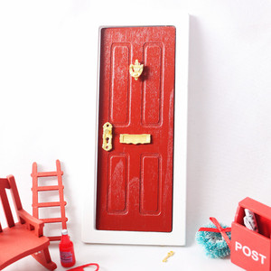 Casa delle Bambole 1:12, Villa Colorata con Porta in Legno, Set di Decorazioni Natalizie, Accessori per Bambole BJD - Product Image 2