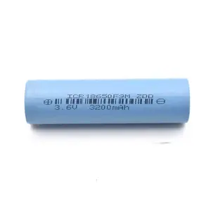 Usine en gros 18650 3200mAh Batterie au lithium-ion ICR18650-F9M 3200mah 3.7V 10A Cellule de batterie au lithium - Product Image 1