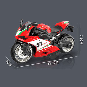 Motocicleta Ducat de Metal Fundido a Presión, Escala 1:12, Premium, de Colección, con Luces LED, Modelo 7601, 3 Pilas AG3, Caja de Regalo, Opción de Exhibición, Marca 72 - Product Image 1