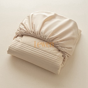 Housse de <span class=keywords><strong>matelas</strong></span> matelassée de luxe unie, respirante et lavable toutes saisons - Product Image 4