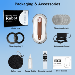Robot nettoyeur <span class=keywords><strong>de</strong></span> vitres sans effort, vente directe d'usine, outil <span class=keywords><strong>de</strong></span> lavage, protection contre la coupure <span class=keywords><strong>de</strong></span> courant, <span class=keywords><strong>prix</strong></span> <span class=keywords><strong>de</strong></span> gros, lave-vitres aspirateur - Product Image 6
