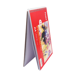 Bloc de papier aquarelle pour artistes FOSKA, couverture rigide, 24 pages, 140 LB/300 GSM, 8,3 x 1,7 pouces, reliure spirale, pour peinture humide ou sèche - Product Image 3