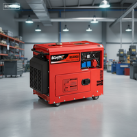 10KVA XGY-10 Mobiler Einphasen-Generator 200A 400V/230V/220V 50/60Hz 24V DC Start Wassergekühlt 1800 U/min ATS Schalldämpfendes Gehäuse