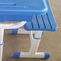 Ensemble bureau et chaise confortable avec structure en tube d'acier, idéal pour les salles de classe des écoles primaires - Fournisseur direct usine