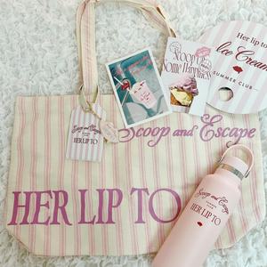 Sac à main pour femme à motif de lettres, sac de plage en toile pour femme, sac de voyage portable, sac de yoga rayé pour femme - Product Image 2