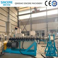 Extrudeuse monovis HDPE PP/PE avec roulement pour la fabrication de tuyaux à paroi creuse enroulés en spirale et de réservoirs de stockage