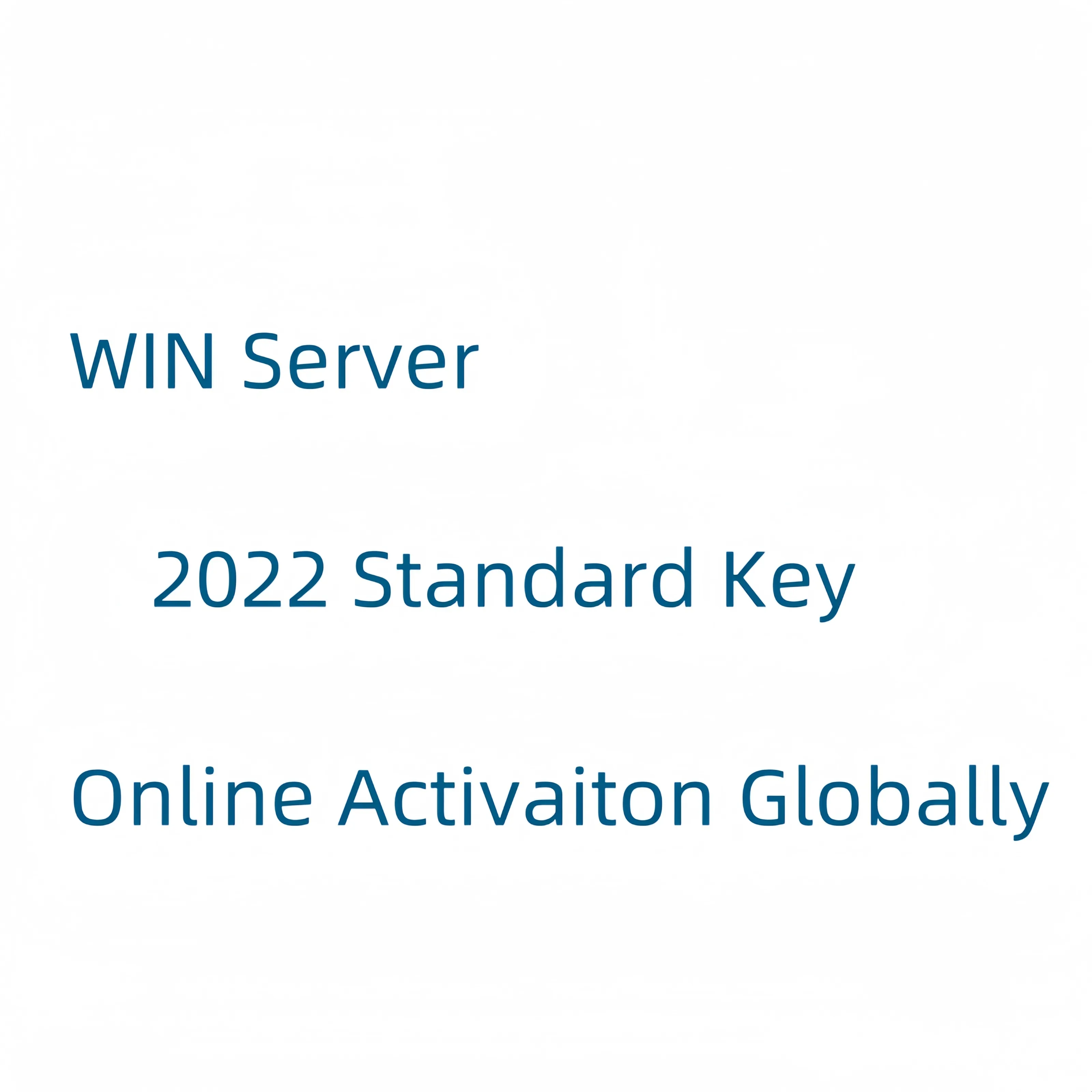 100% Original Win Server 2022 Estándar 64 Bit 16 Core Clave de licencia Soporte multilingüe 100% Activación en línea enviar por correo electrónico