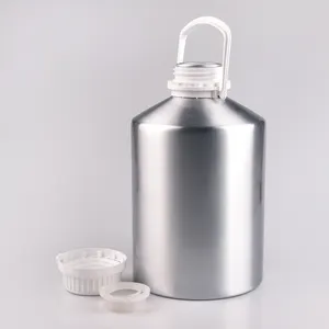 factory production customizable 2 liters 3 liters 5 liters aluminium bottle for sale