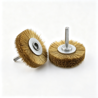 Brosse de polissage industrielle en laiton pour outil électrique, accessoire pour meuleuse d'angle et perceuse, élimination de la rouille, bricolage, OEM personnalisable