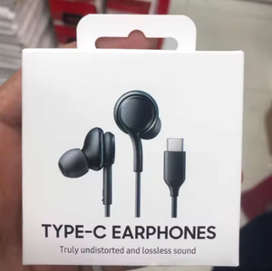 หูฟังแบบมีสายคุณภาพสูง รุ่น Type C ความยาว 1.2 เมตร หูฟังแบบ USB C สำหรับ <span class=keywords><strong>AKG</strong></span> <span class=keywords><strong>Samsung</strong></span> Note 10 S21 S20 S10 <span class=keywords><strong>S8</strong></span> - Product Image 4