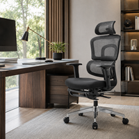 Chaise de bureau ergonomique en maille, réglable en hauteur, dossier haut, chaises de bureau luxueuses, chaises modernes de luxe pour le bureau