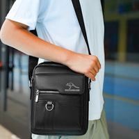 Sac bandoulière en cuir véritable Kangaroo Prince, en cuir de vachette, pour affaires, vente en gros