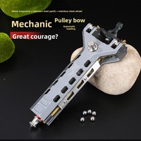 Ketapel Otomatis Flower Fairy, Tembakan Cepat 3D Berkelanjutan, Seluruh Bagian Logam, Sistem Magazen, Portabel, Praktis, Untuk Dewasa, Aktivitas Luar Ruangan
