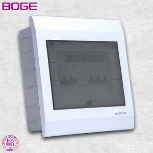 Boge tùy chỉnh 7 cách Phân phối điện hộp trắng Tawny trong suốt PC + kim loại + Đồng bao vây tuôn ra thiết bị điện - Product Image 1