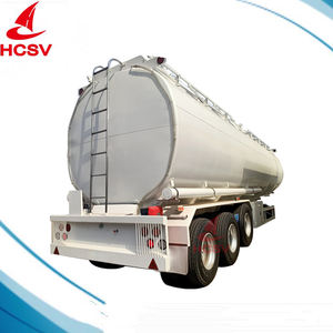 Semi-<span class=keywords><strong>remorque</strong></span> citerne en acier inoxydable 304 au fini mat - Product Image 1