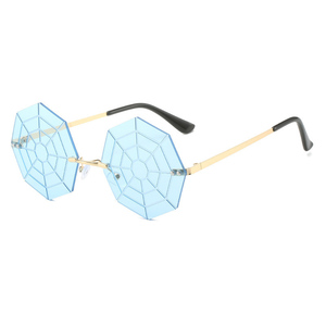 <span class=keywords><strong>Occhiali</strong></span> da <span class=keywords><strong>sole</strong></span> Unisex Party a forma di ragnatela con struttura in metallo - Product Image 5