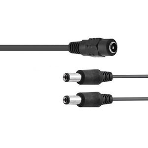 Cantell 1 bis <span class=keywords><strong>2</strong></span> DC-Stromkabel DC5521 Stecker-Buchse-Verlängerung DC 5,5x2,1mm Y-Splitter kabel - Product Image 4
