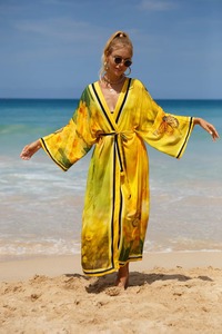JSN Beach Vaction Mujeres Imprimir Traje de baño Beach Cover up - Product Image 5