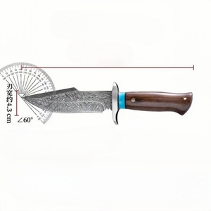 Couteau de poche pliable de haute qualité avec manche en bois et lame en acier inoxydable, personnalisable OEM, couteau de survie portable pour le camping, DIY - Product Image 6