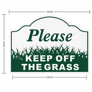 Please <strong>Keep</strong> <strong>Off</strong> <strong>Grass</strong> Sign Stay <strong>Off</strong> <strong>Grass</strong> <strong>Signs</strong> UV Protected Weatherproof Fade Resistant Easy to Mount Custom Garden Decor - Product Image 2