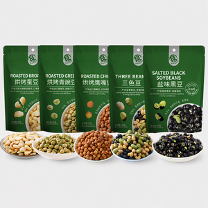 Snacks de legumbres tostadas en seco y saladas: Habas, Guisantes Verdes, Garbanzos, Soja Negra, Mezcla de Tres Legumbres - Product Image 1