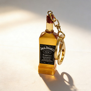 Lote de Llaveros con Botellas de Whisky y <span class=keywords><strong>Tequila</strong></span> en Miniatura, Abalorios Realistas de Licor, Regalo para Bar, Cueva del Hombre, Fiesta, Souvenir, MOQ Bajo - Product Image 5