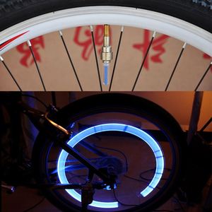 YS818 Waterproof LED Tyre Wheel Cap <b>Light</b> 7 Colors Flashing Bike Tire Stem Lamp Neon <b>Lights</b> for Car <b>Bicycle</b> Motorcycle - Product Image 6