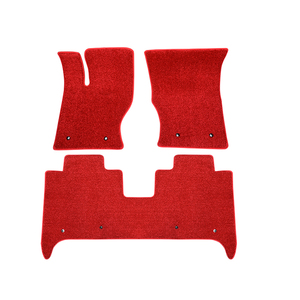 Alfombrillas de Lujo para <span class=keywords><strong>Auto</strong></span> Range Rover Rojo, Juego Completo de Accesorios Originales de Poliéster, Impermeables y Resistentes al Polvo - Product Image 1