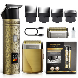 Professional Ancient Bronze Electric Hair for <b>Clipper</b> Salon Rechargeable Hair Trimmer USB <b>Oil</b> Head Electric Haircut Tool shavers - Product Image 1