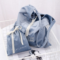 Sac à déjeuner isotherme en toile épaisse et portable avec cordon de serrage pour enfants, étudiants et employés de bureau – Vente en gros