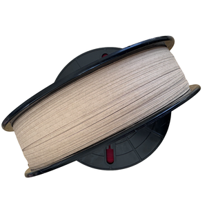 Attache torsadée FanXing de 4 mm de largeur en fil galvanisé recouvert de papier kraft couleur unie pour la fixation des vignelettes de vignes - Product Image 1