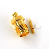 Câble coaxial RF RG405 semi-rigide 086'' étanche avec connecteur SMA femelle droit à polarité inversée