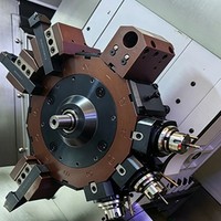 Tour CNC à banc incliné TCK80 GSK980TDi, portée de coupe 800 mm, tourelle 12 postes, 15 kW, pour le tournage de gros arbres et de brides