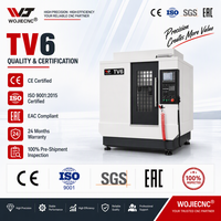 Centre d'usinage CNC TV6 haute rigidité avec broche BT30 et guide linéaire pour supports et boîtiers automobiles