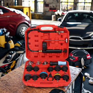 18PCS Automotive Radiator <span class=keywords><strong>Pressure</strong></span> Tester Kit Manuelles Pumpen werkzeug für das Dichtheit diagnose werkzeug des Kühlsystems - Product Image 6