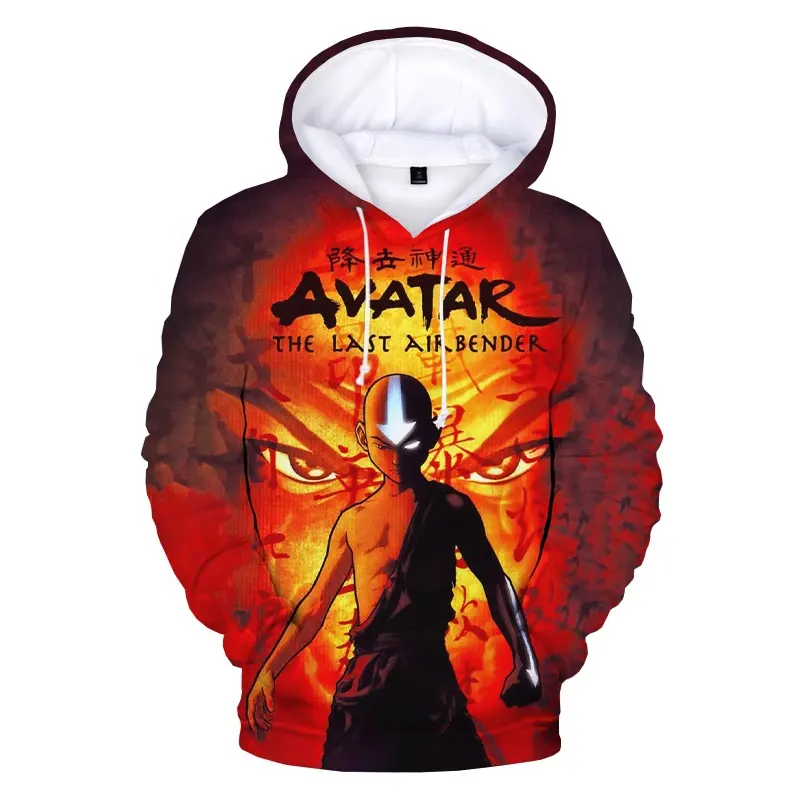 New Avatar Các Cuối Cùng Airbender 3D In Hoodies Harajuku Thời Trang dạo phố Áo nỉ Người Đàn Ông Phụ Nữ Thời Trang Phim Hoạt Hình Giản Dị Áo Thun