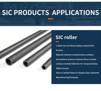 Tube de protection en carbure de silicium de marque KCE Premium, 80 % SiC, pour chauffage céramique, thermocouple haute température, résistant au feu