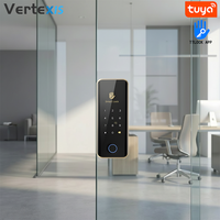 Serrure de porte intelligente en alliage d'aluminium avec empreinte digitale biométrique Vertexis pour application TT Lock, entrée par mot de passe pour la sécurité du bureau