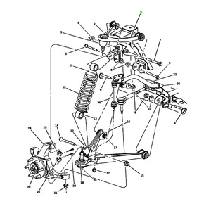 Bras de suspension supérieur pour DODGE Viper 2003-2006 5290277AA 5290276AA Système de suspension MacPherson - Product Image 4