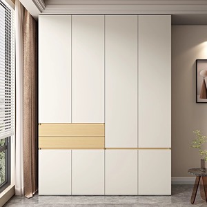 Armario Moderno Minimalista con Puerta Abatible, Sin Tiradores, Ahorra Espacio, Mueble de Almacenamiento para Dormitorio, Estilo 2024, Ideal para Apartamentos Pequeños - Product Image 4