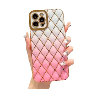 MAXUN 6D Electroplated Luxury Leather Phone Cases for Samsung Galaxy A12 A13 4G A 22 A22 Ladies Whole Sale Cell Phone Cases