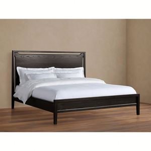 Muebles de Dormitorio de Lujo Antiguos, Cama Doble Grande de Madera, Cama King Size Completa - Product Image 5
