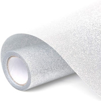 Rouleaux vinyle à effet Sublimation, 8mm, paillettes HTV, vente en gros, corée, transfert thermique, pour t-shirts