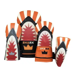 Moderne Promotie Nieuw Ontwerp Dier Pu Golf Driver Blade Hoofd Cover Lederen Golfclub Putter Head Covers Golf Headcovers