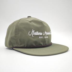 Gorra de Alta Calidad con Visera Plana, Sin Estructura, con Bordado de Cadena, Richardson 256, Cierre a Presión, Gorra con Cuerda - Product Image 6